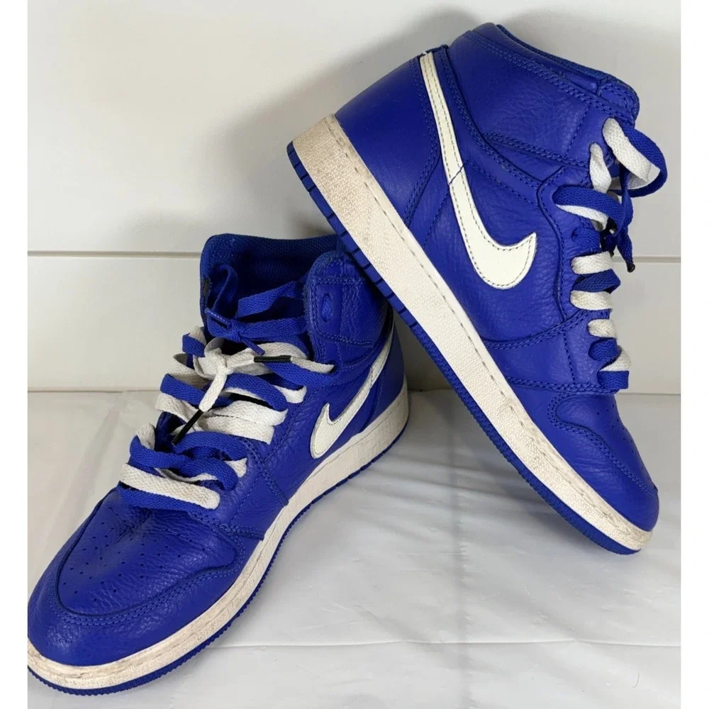Nike Air Jordan 1 Retro High Youth Size 6Y OG BG Hyper Royal Blue 575441-401
